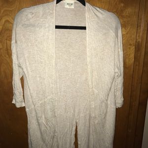 Cream cardigan